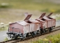 Preview: 46018 Klappdeckelwagen-Set SNCB