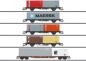 Preview: 47680 Containerwagen-Set(5 Wagen)DB