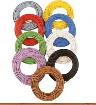 br32401 Decoderlitze 0,05 mm², 10 m Ring, gelb