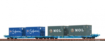 br48104 H0 Containerwagen Sffggmrrss DB, VI