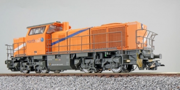 e31303 Diesellok, H0, G1000, 1271 026-7 Northrail, Orange, Ep VI, Vorbildzustand um 2009, Sound, Rangierkupplung, DC/AC