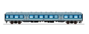 e36067 n-Wagen, H0, Bnrz  451.4, 80 22-34 240-8, 2. Kl, GfF Ep. VI, blau-weiß, DC