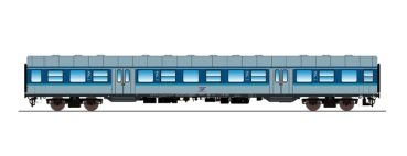 e36068 n-Wagen, H0, Bnrz 450.3, 80 22-35 706-7, 2. Kl, GfF Ep. VI, blau-weiß, DC