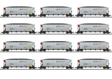 45666 US Hopper Car-Set BNSF