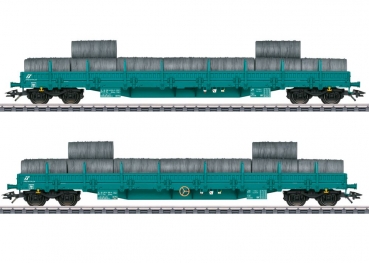 47107 Niederbordwagen-Set FS