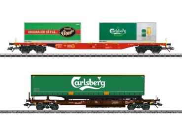 47109 KLV-Güterwagenset 'Carlsberg und Tuborg'