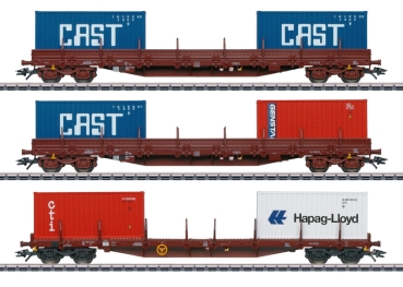 47119 Containerwagen-Set SNCB