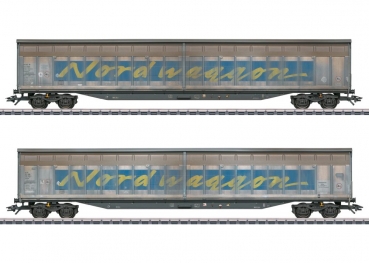 48065 Schiebewandwagen-Set 'Transwaggon'