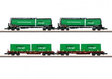 82533 Güterwagen-Set Green Cargo