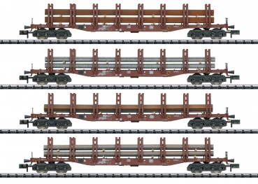 T15484 Güterwagen-Set Stahltransport