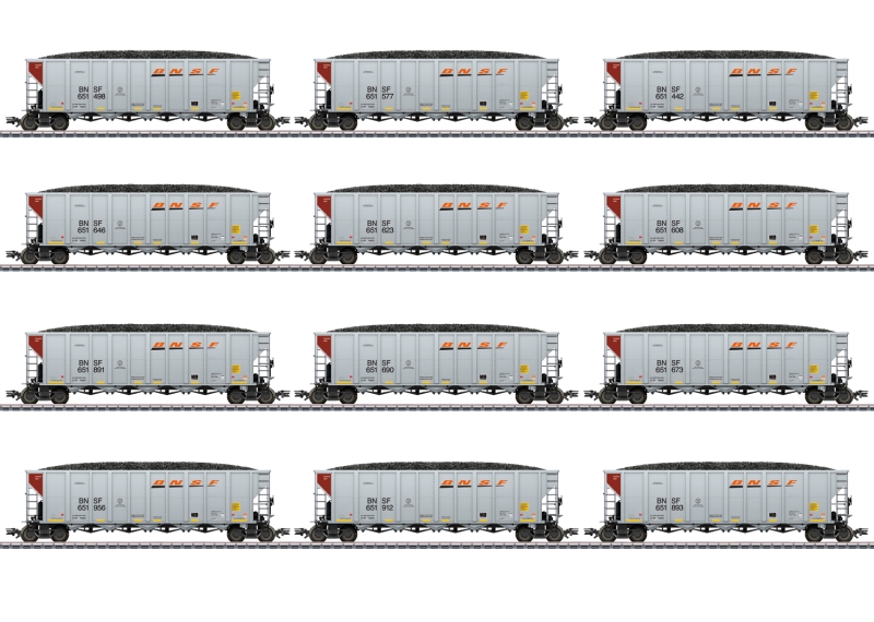 45666 US Hopper Car-Set BNSF