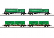82533 Güterwagen-Set Green Cargo